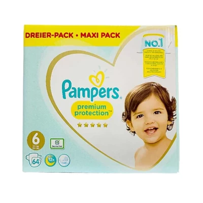 Pampers Premium Protection Size Six 64 Diapers