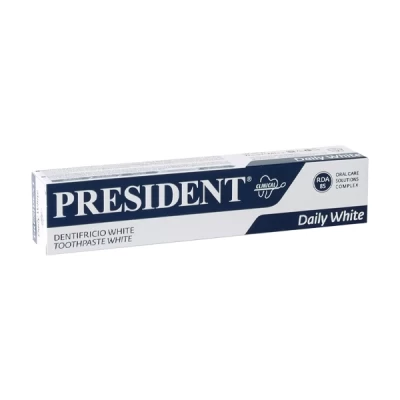 President Daily White Toothpaste White 75 Ml