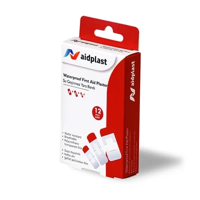 Aidplast Waterproof First Aid Plaster 12 Pcs