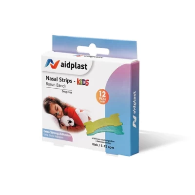 Aidplast Kids Nasal Strips 5-12 Years 12 Pcs