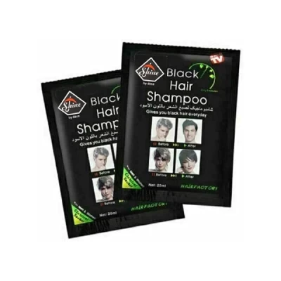 dexe black hair shampoo 10 sachets 25 ml