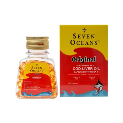 Seven Ocean Cod Liver Oil Cap 100's