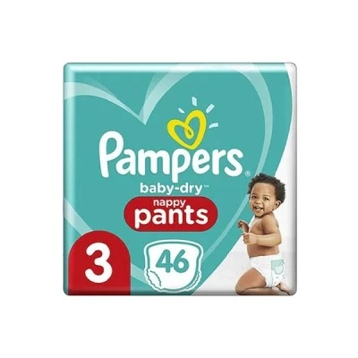 Pampers Baby Dry Pants Size Three 46 Pants