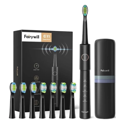 Fairywill Electrical Black Toothbrush E11