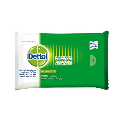 Dettol Original Anti Bacterial Wipes 10 Pieces