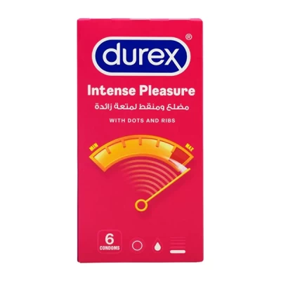 Durex Intense Pleasure 6 Condoms