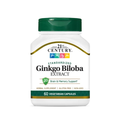 21st century ginkgo biloba 60 cap 