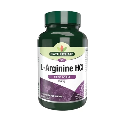 Natures Aid L-arginine Hcl 750 Mg 90 Tab