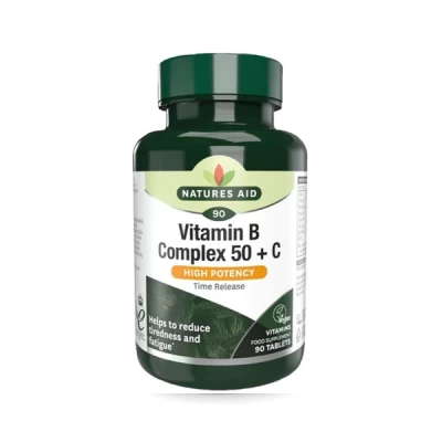 Natures Aid Vitamin B Complex 50 + C 30 Tab
