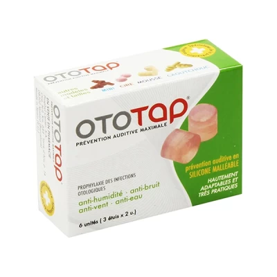 ototap silicone ear plug 6 pieces