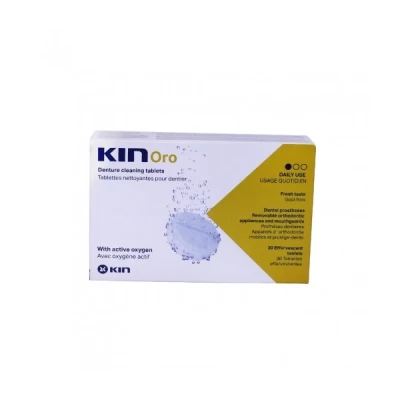 kin denture cleaning tablets 30 pcs