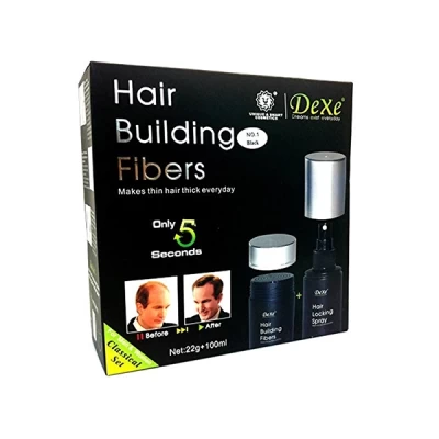 Dexe Hair Building Fibers Black No 1
