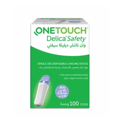 Onetouch Delica Safety Lancing Device 100 Units