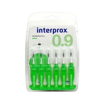 interprox interdental brush 0.9 mm 6 pcs