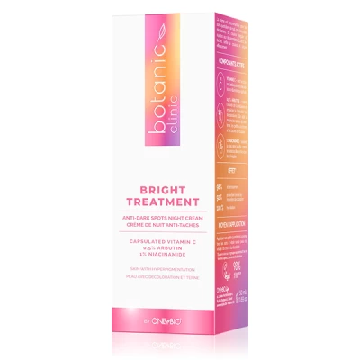 botanic clinic bright treatment anti-dark spots night cream 50ml