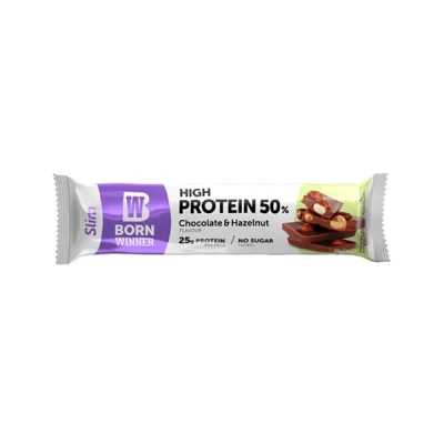 Born Winner Slim Protein Bar Chocolate Hazelnut 50gm