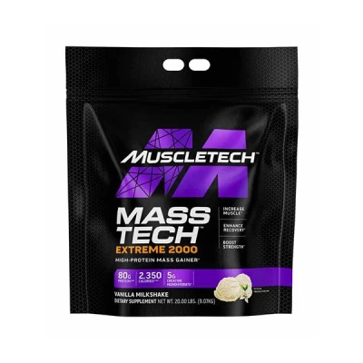 Muscletech Mass Tech Extreme 2000 Vanilla Milkshake 20 Lbs