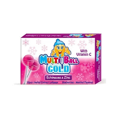 Multi Ball Echinacea Lollipops Vitamin C + Zinc 12 Pieces