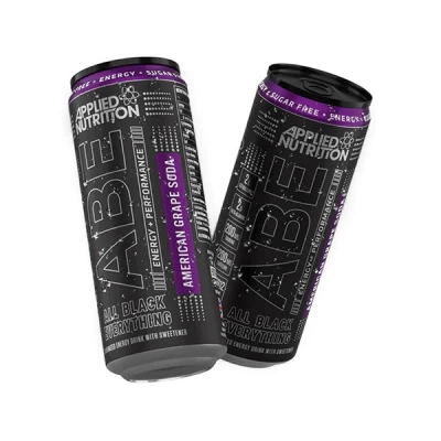 Applied Nutrition Carbonated Energy Drink American Grape Soda 330ml