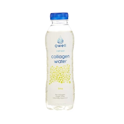 كيو ويل ماء الكولاجين بنكهه الليمون المنعش 500 مللي