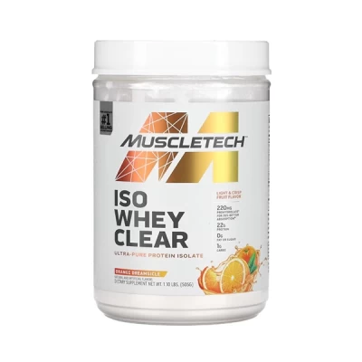 Muscletech Iso Whey Clear Orange Dreamsicle 1.11 Lbs