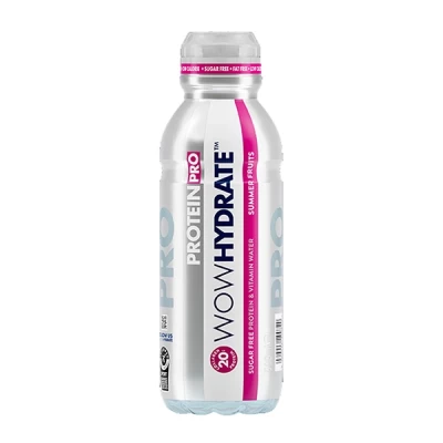 wow hydrate protein pro summer fruits sugar free 500ml