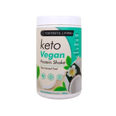 Youthful Living Keto Vegan Protein Shake With Coconut Dream Flavoured 625g