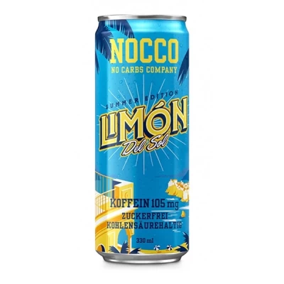 نوكو ليمون بيكا مشروب كافيين 180 مجم بدون سكر 330 مللي