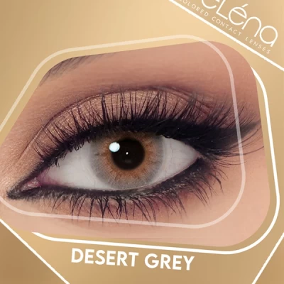 Celena Monthly Contact Lenses Desert Grey