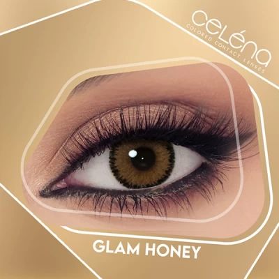 Celena Monthly  Contact Lenses Glam Honey
