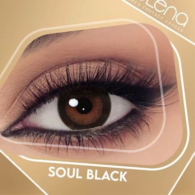 Celena Monthly Contact Lenses Soul Black