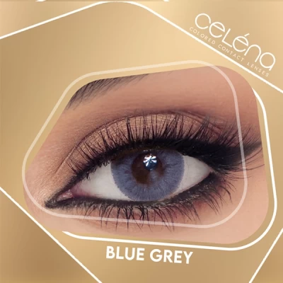 Celena Monthly Contact Lenses Blue Grey