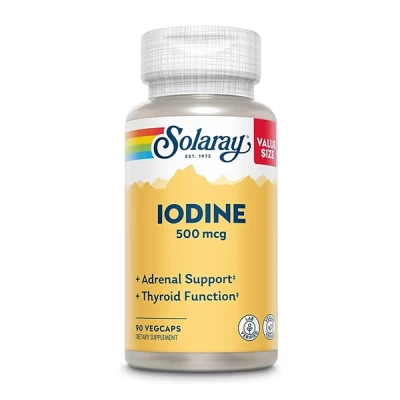 Solaray Iodine 500mcg Cap 30's