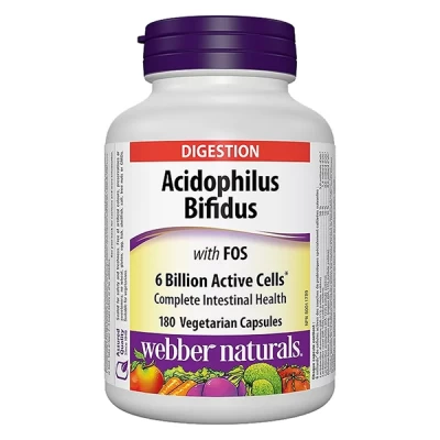 Webber Naturals Acidophilus Bifidus 60 Cap