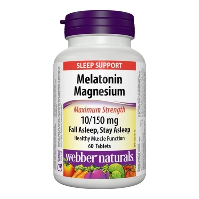 Webbernaturals Melatonin 10 + Mg 150 60 Tab