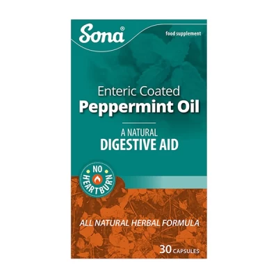 Sona Gastric Resistant Peppermint Oil 200 Mg 30 Cap