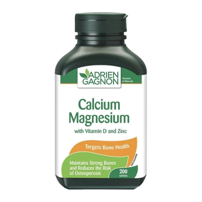 adrien gagnon calcium magnesium vit. d & zinc tab 75's