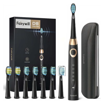 Fairywill Sonic Electric Toothbrush Black D8