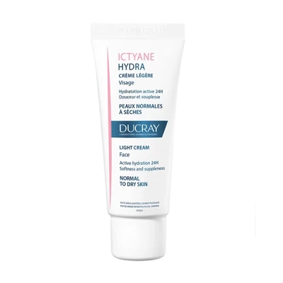 ducray ictyane hydra light cream normal to dry skin 40 ml