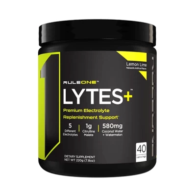 Ruleone Lytes+ Premium Electrolyte Lemon Lime 40 Servings