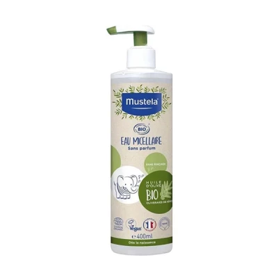 mustela organic certified micellar water 400 ml