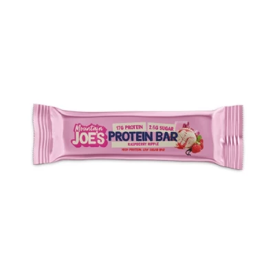 mountain joe’s protein bar rasperry ripple 55 g