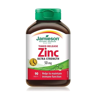 Jamieson Time Release Zinc 50 Mg 90 Cap