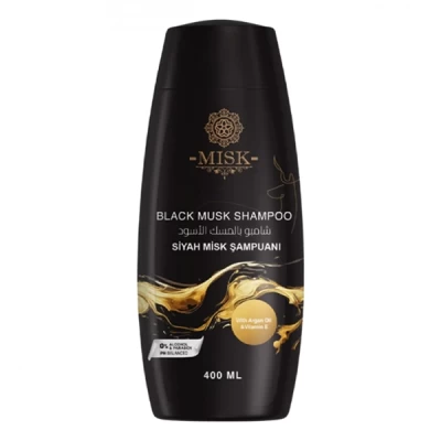 Misk Black Musk Shampoo With Argan Oil 400 Ml