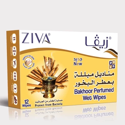Ziva Refreshing Wipes 12 Sachet-bakhoor