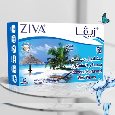 Ziva Refreshing Wipes 12 Sachet-cologne