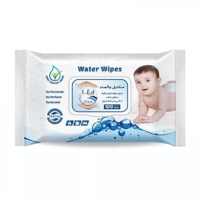 water wipes aqua ziva 100 pcs