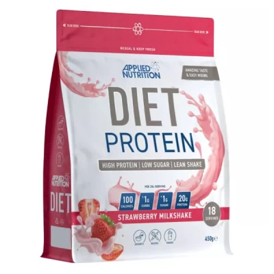 applied diet whey protein strawberry milkshake 450 g