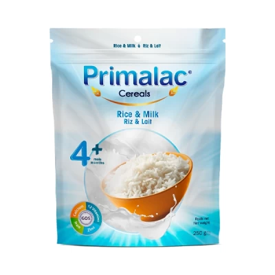 Primalac Cereals Rice & Milk 4+ M250 G