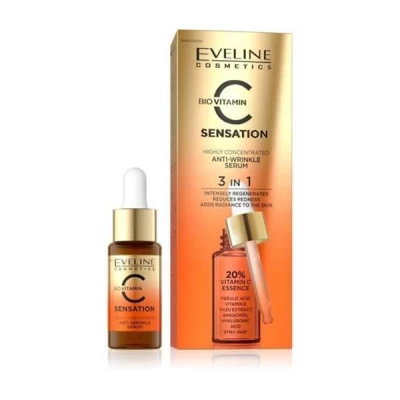 Eveline C Sensation Anti Wrinkle Serum 20% Vit C 18 Ml